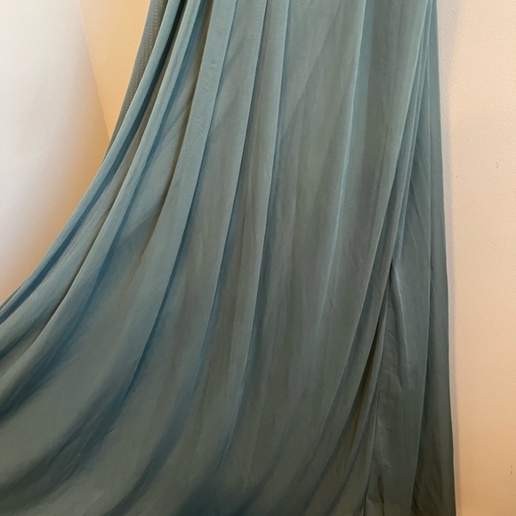 *NWT* Birdy Grey Elsye Mesh Sea Glass Bridesmaid Dress No Slit Size M - Picture 13 of 16